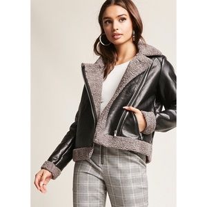 NWT Goldie London Faux Leather Jacket